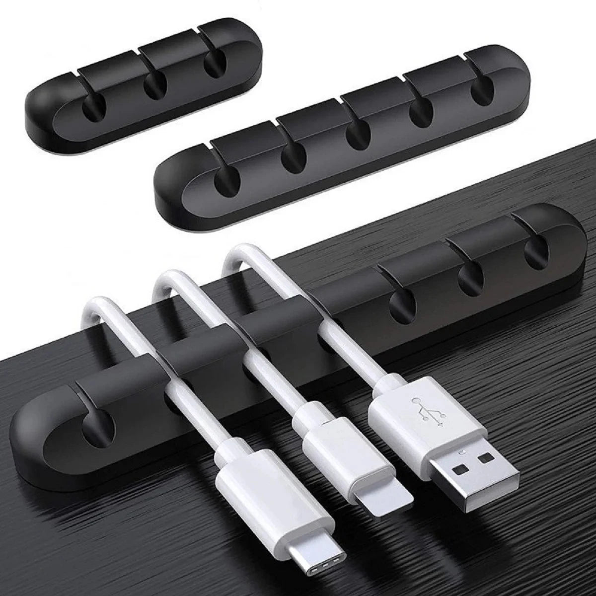 Organizador de cables USB de silicona NNBILI