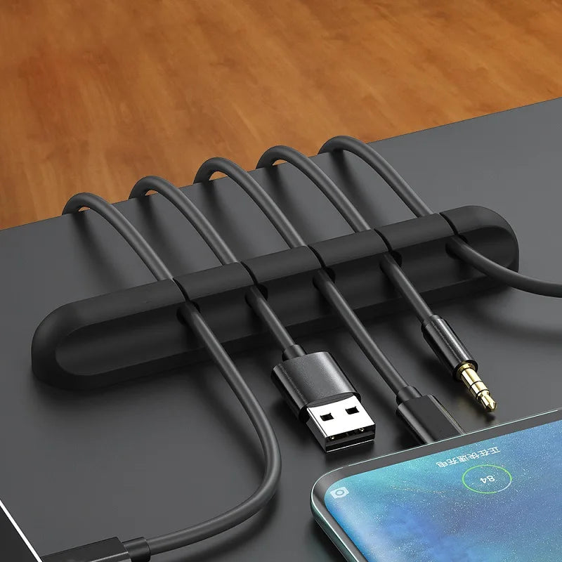 Organizador de cables USB de silicona NNBILI